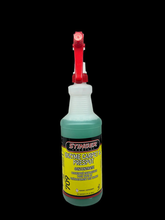 Stinger Chemical 709 Enzyme Carpet & Prespotter Concentrate - (32 FL. oz./946mL)