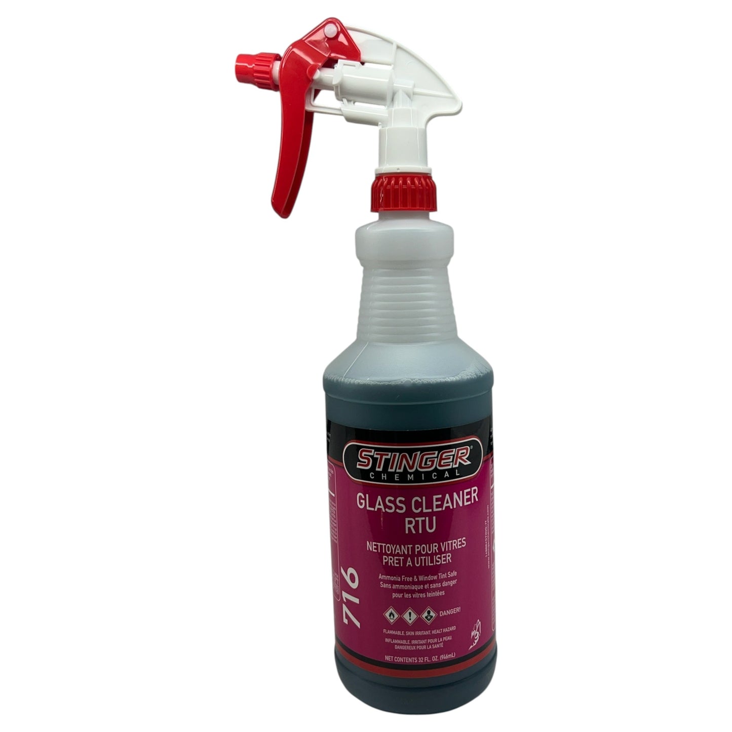 Stinger Chemical 716 Glass Cleaner (RTU) - (32 FL. oz./946mL)