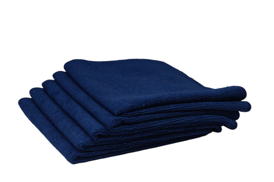 16" X 16" BLUE PROFESSIONAL MICROFIBER TOWEL (5 Pack)