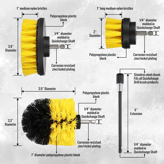 5 PC DETAILING BRUSH KIT