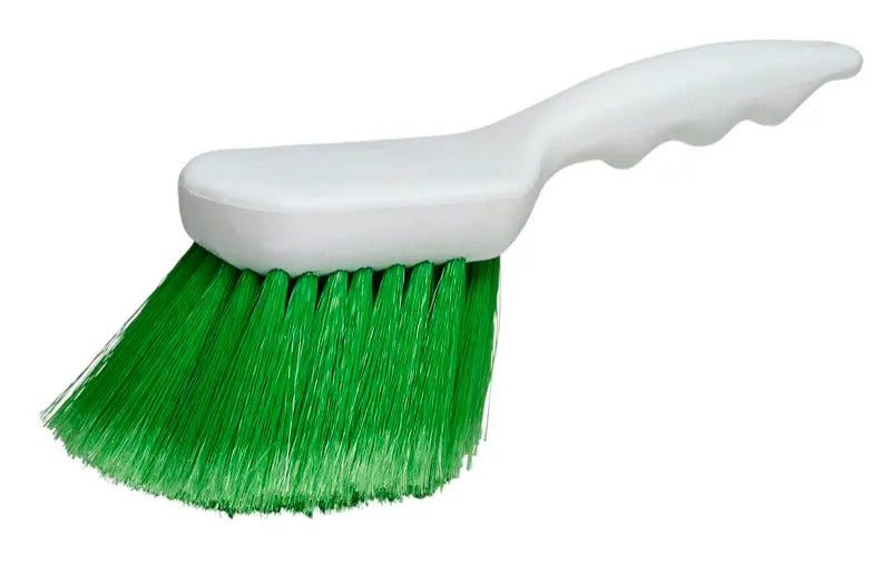 SHORT HANDLE GREEN-FLAGGED TIPPED DETAIL BRUSH (SOFT)