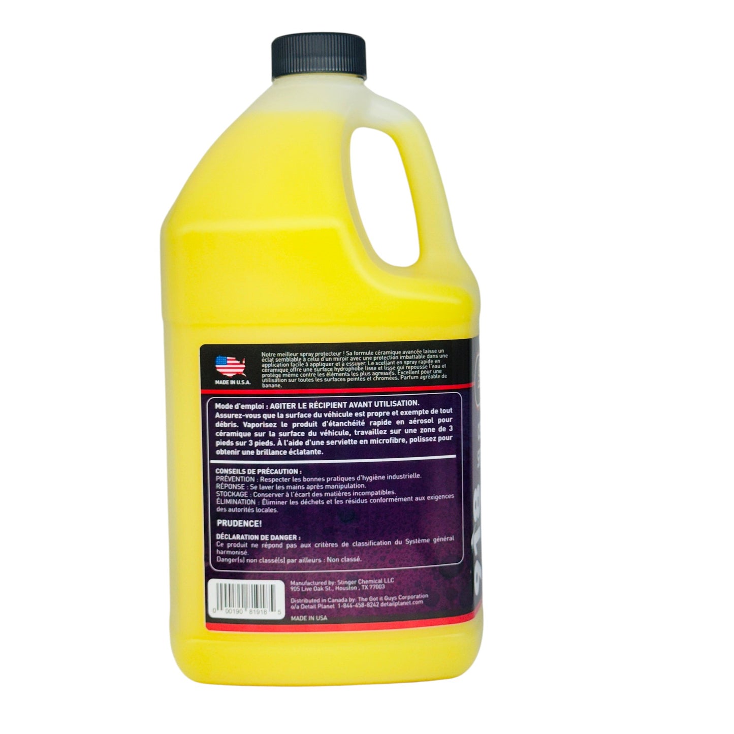 Stinger Chemical 918 Ceramic Quick Detailer &  Spray Sealant - (1 G/3.78L)