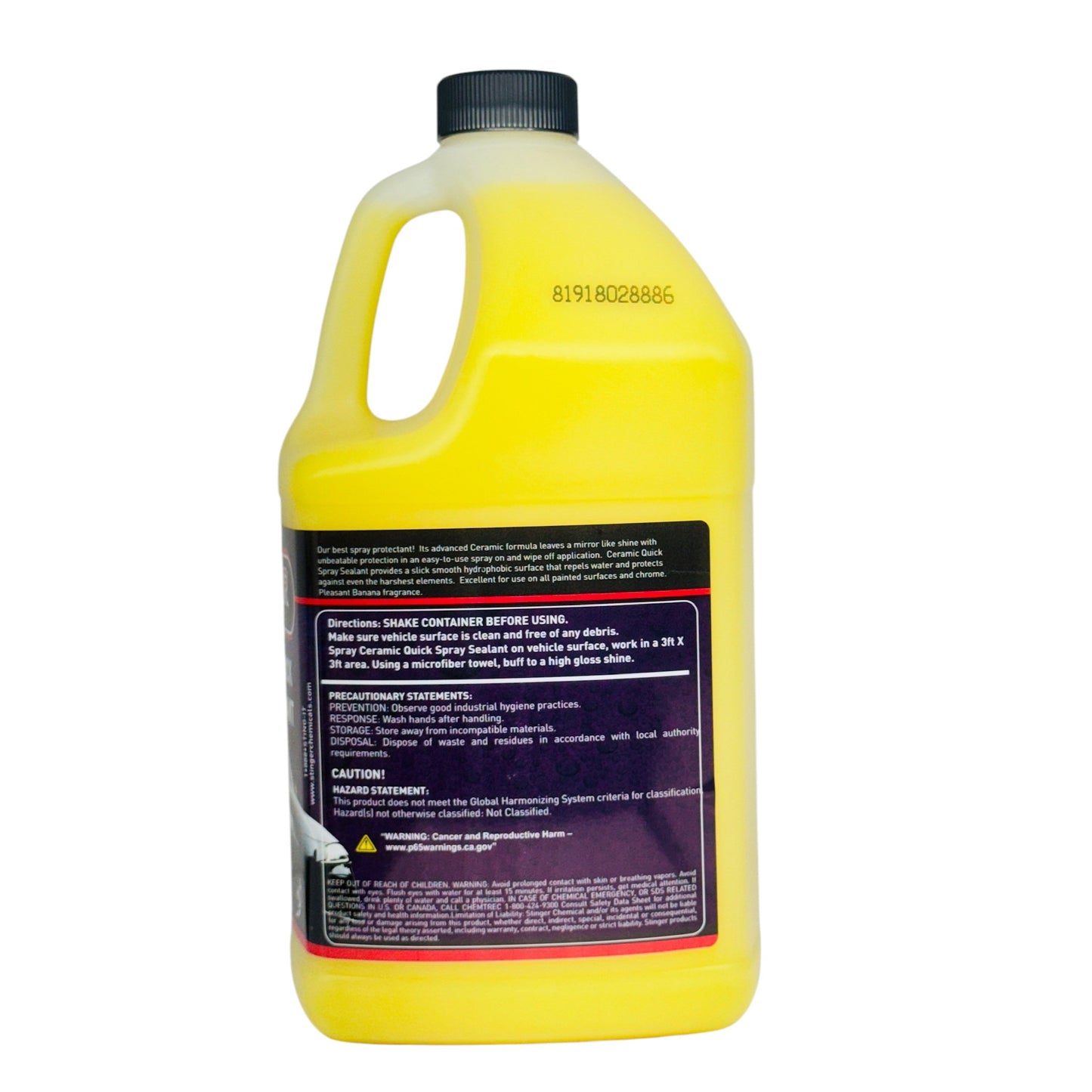 Stinger Chemical 918 Ceramic Quick Detailer &  Spray Sealant - (1 G/3.78L)