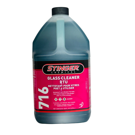 Stinger Chemical 716 Glass Cleaner (RTU) - (1 G/3.78L)
