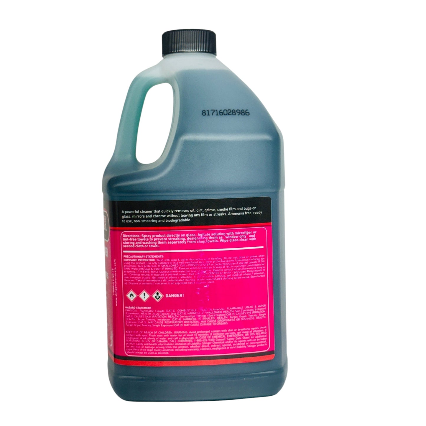 Stinger Chemical 716 Glass Cleaner (RTU) - (1 G/3.78L)