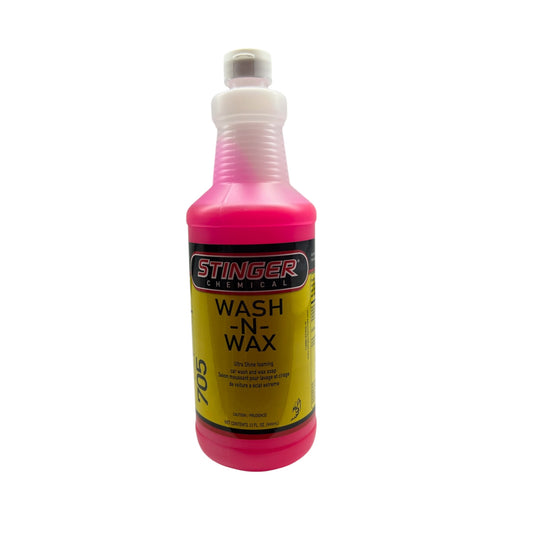 Stinger Chemical 705 Wash-N-Wax - (32 FL. oz./946mL)