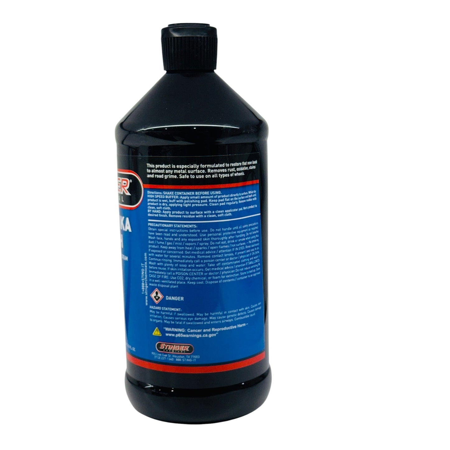 Stinger Chemical 830 Metallika Metal Polish - (32 FL. oz./946mL)