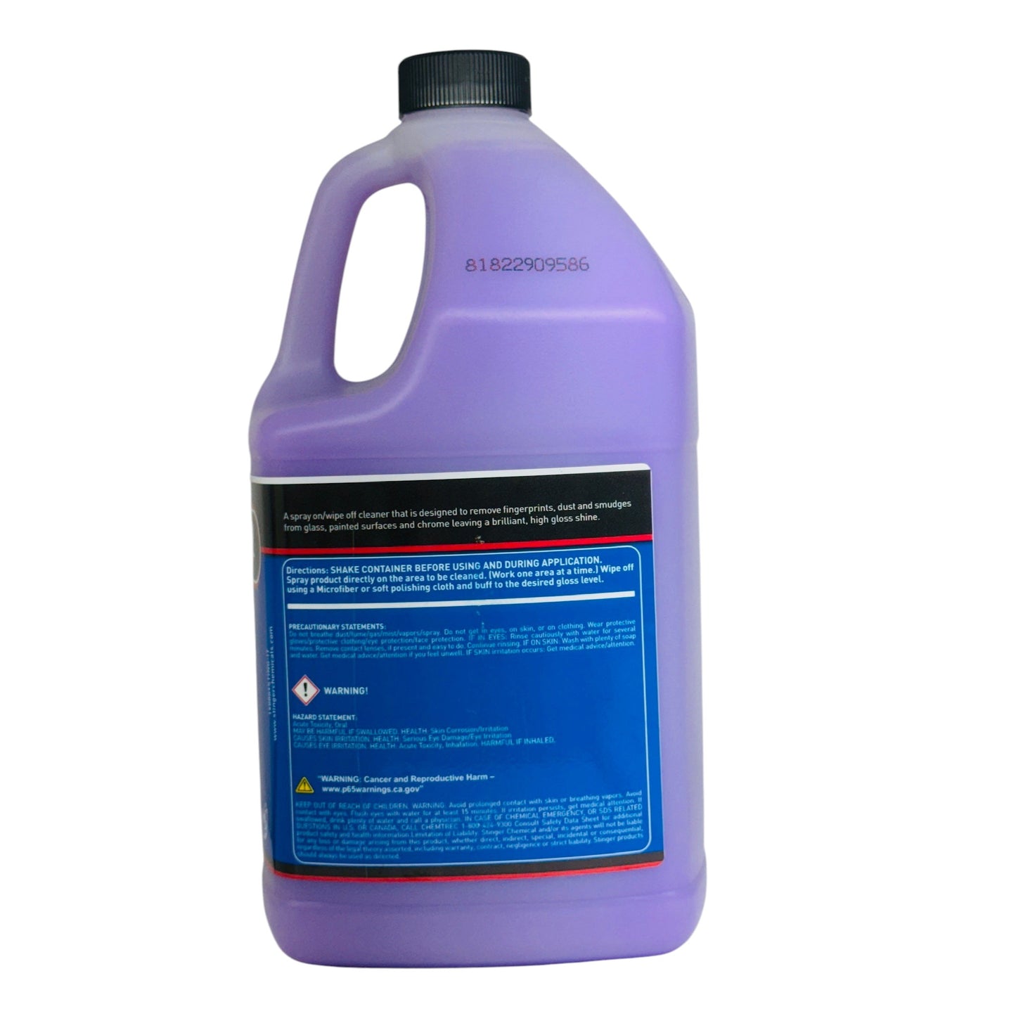 Stinger Chemical 822p Showroom Shine Quick Detailer - (1 G/3.78L)