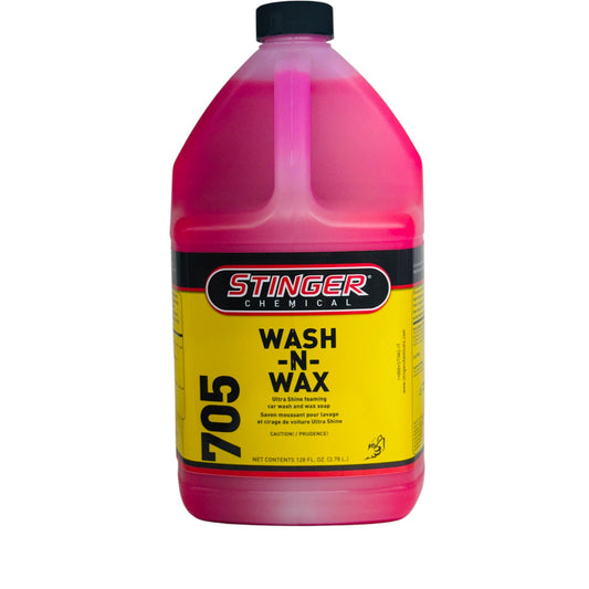 Stinger Chemical 705 Wash-N-Wax  - (1 G/3.78L)